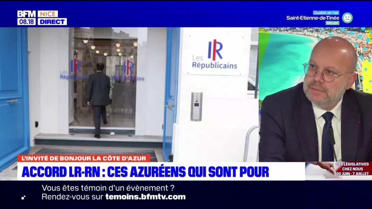 Législatives: anciennement LR, le député Philippe Pradal réagit à l'alliance entre LR et le RN