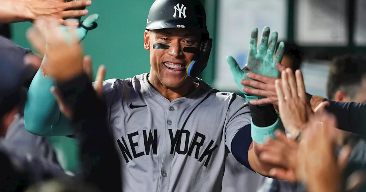 Aaron Judge crushes 25th home run, Yankees rout Royals