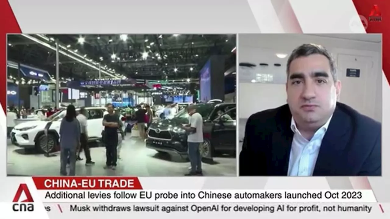 Analyst Anthony Sassine on the implications of additional EU tariffs on Chinese EVs