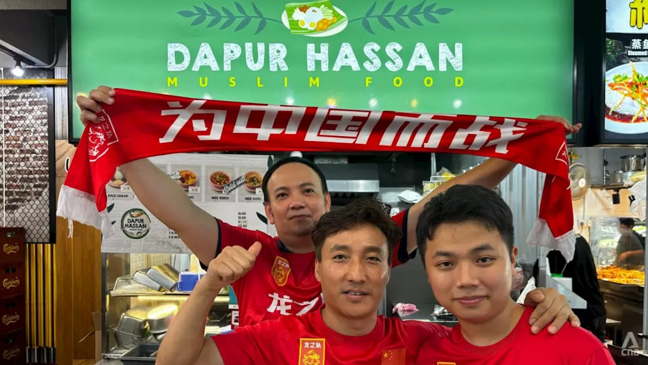 Singapore goalkeeper Hassan Sunny's food stall sells out early thanks to Chinese football fans