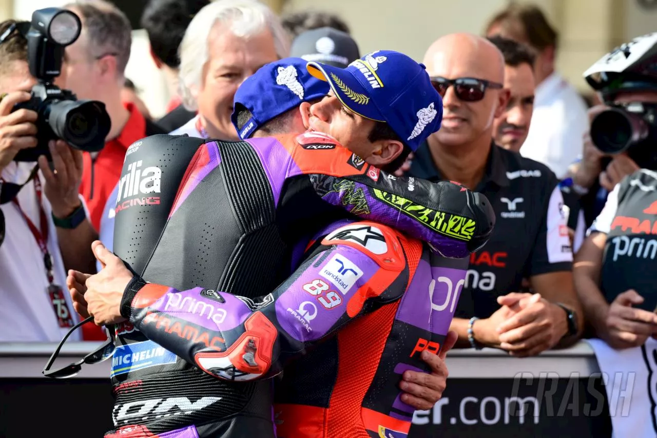 Aleix Espargaro “will put money” on Jorge Martin winning MotoGP title with Aprilia