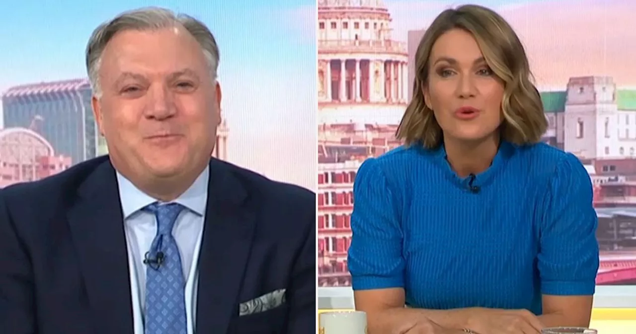 GMB's Ed Balls swipes at Susanna Reid over awkward change to line-up