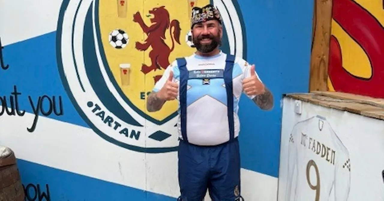 Tartan Army chief creates unique Scotland Lederhosen outfit to wear in Germany