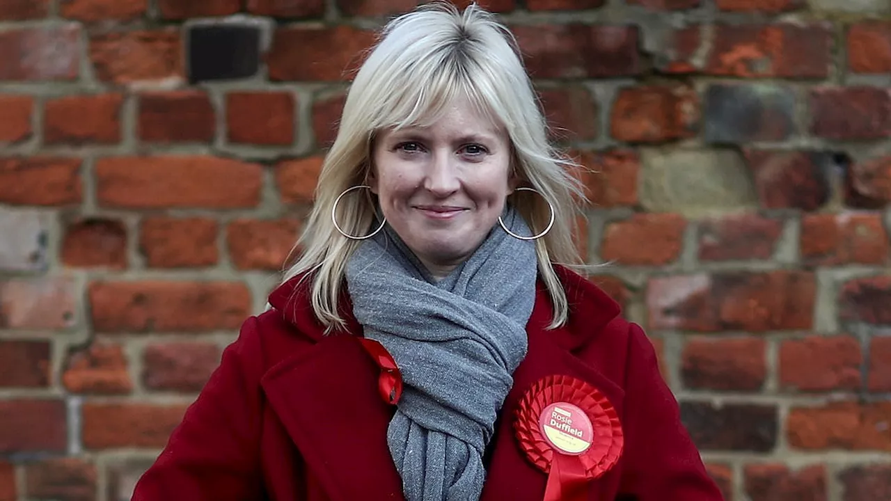 Labour's Rosie Duffield reveals she spent £2,000 on bodyguards in a week while campaigning for the...