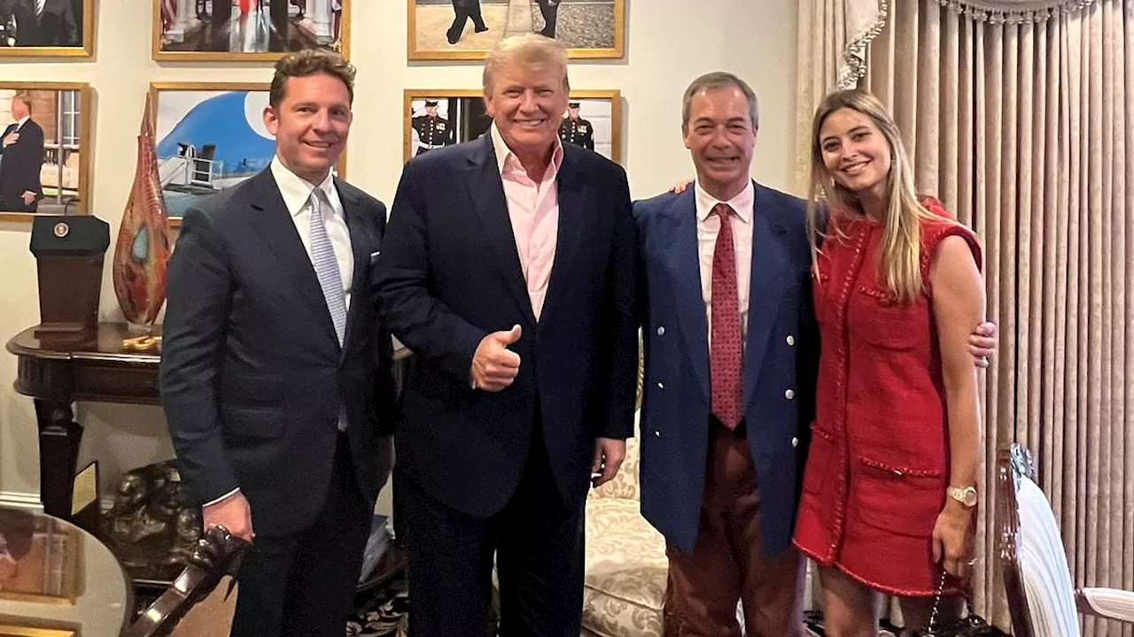 Nigel Farage to attend Donald Trump fundraiser hosted by noughties popstar turned Reform UK poster...