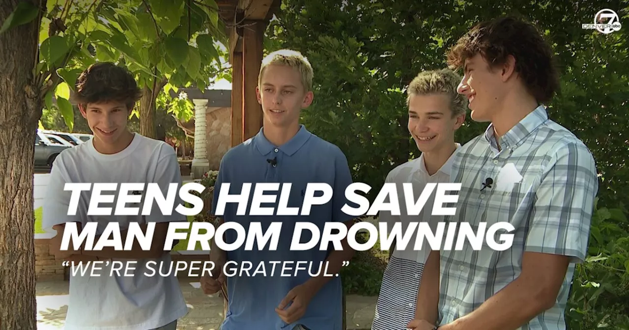 Lakewood teens help save man from drowning at Bear Creek Lake Park