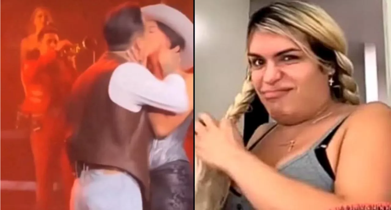 Beso entre Christian Nodal y Ángela Aguilar desata ola de los mejores memes