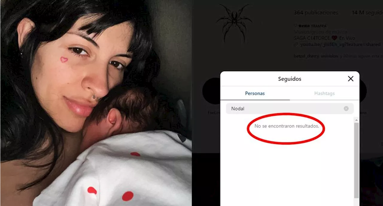 Cazzu ya dejó de seguir a Christian Nodal