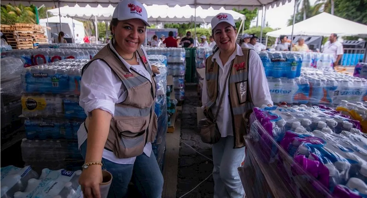 Realizan donaciones de agua embotellada en zonas rurales de Sinaloa