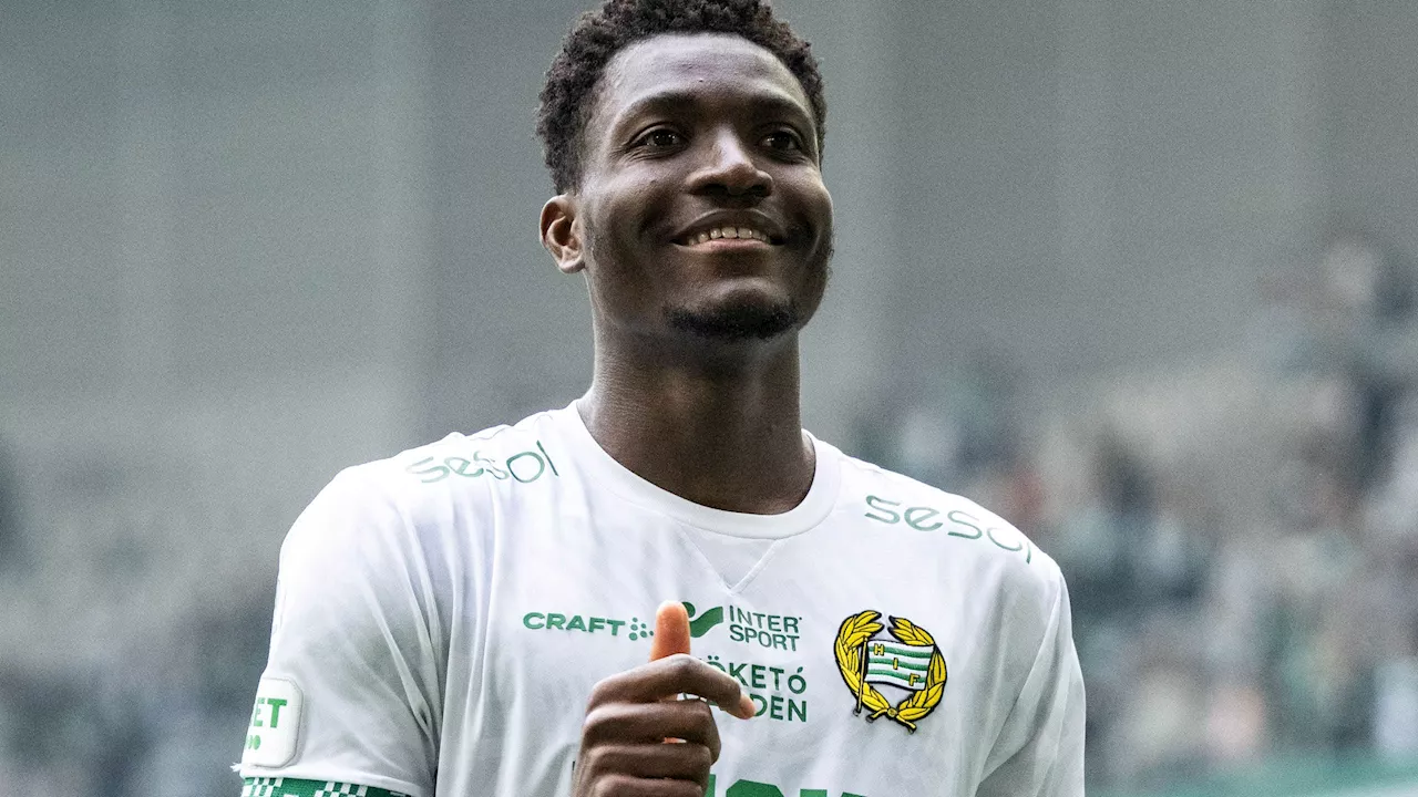 Storklubbar lämnar bud på Hammarbys Nathaniel Adjei