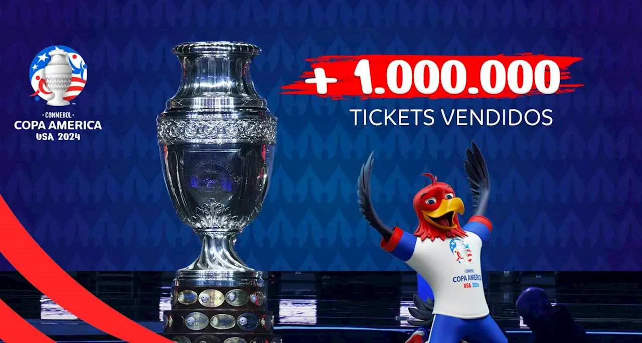 Más de un millón de tickets vendidos para la CONMEBOL Copa América 2024