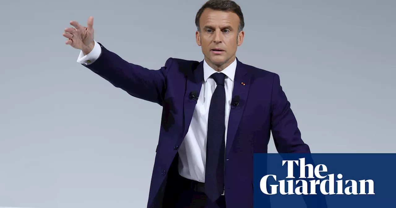 Macron urges French parties to unite against far-right National Rally