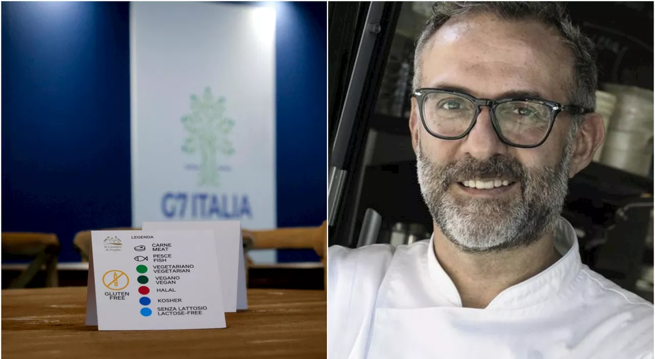 Borgo Egnazia, il menù del G7 di Massimo Bottura: dal crumble di taralli allo scorfano con pomodorini secchi.