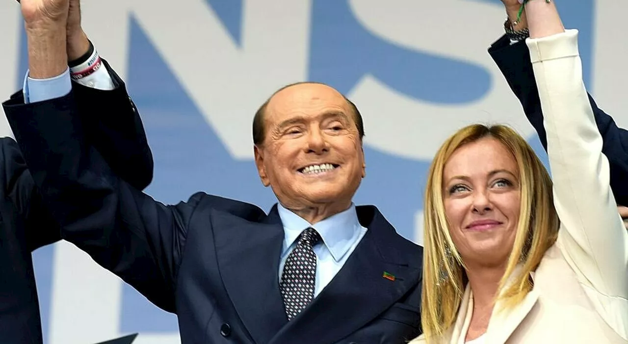 Meloni ricorda Berlusconi: «Ha lasciato un segno indelebile nella storia politica italiana». ​Tajani: «Un gran