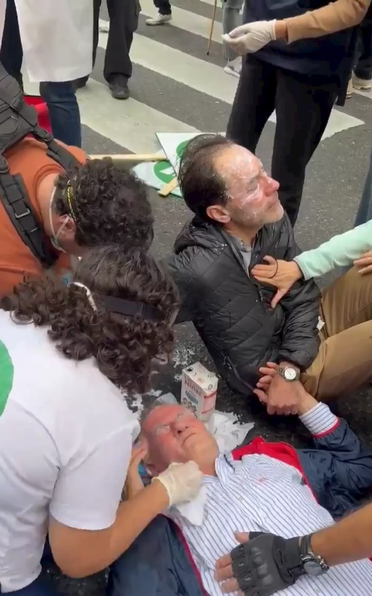 Manifestantes contrários à reforma de Milei são reprimidos em meio a debate no Senado