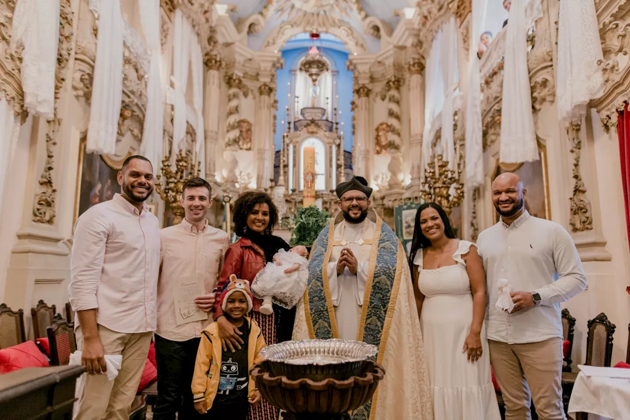 'Igreja está aberta sempre', diz padre carioca sobre batizado da filha de um casal gay