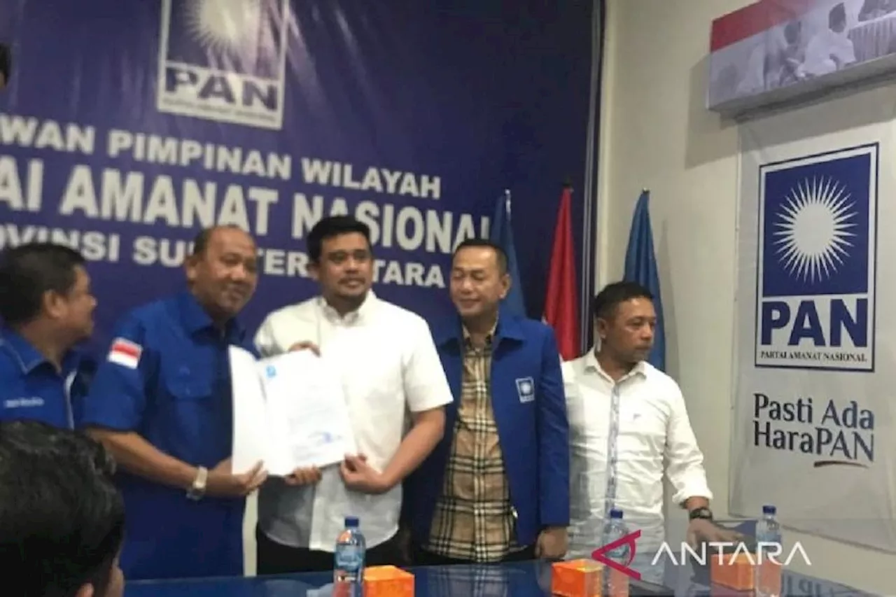 Pilkada Sumut 2024, Bobby Nasution Terima Surat Tugas dari PAN