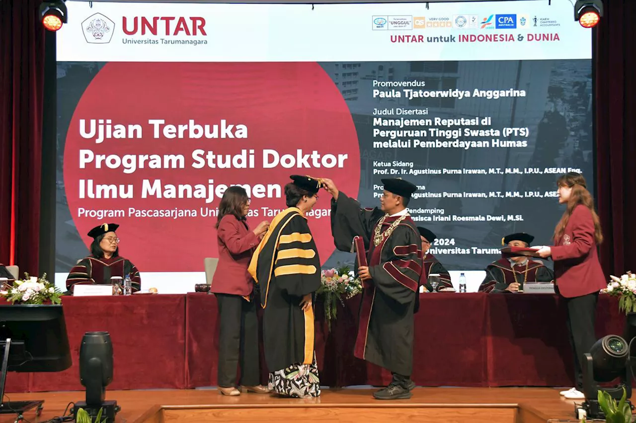 Untar Luluskan Dokter Pertama Ilmu Manajemen, Ini Topik Disertasinya