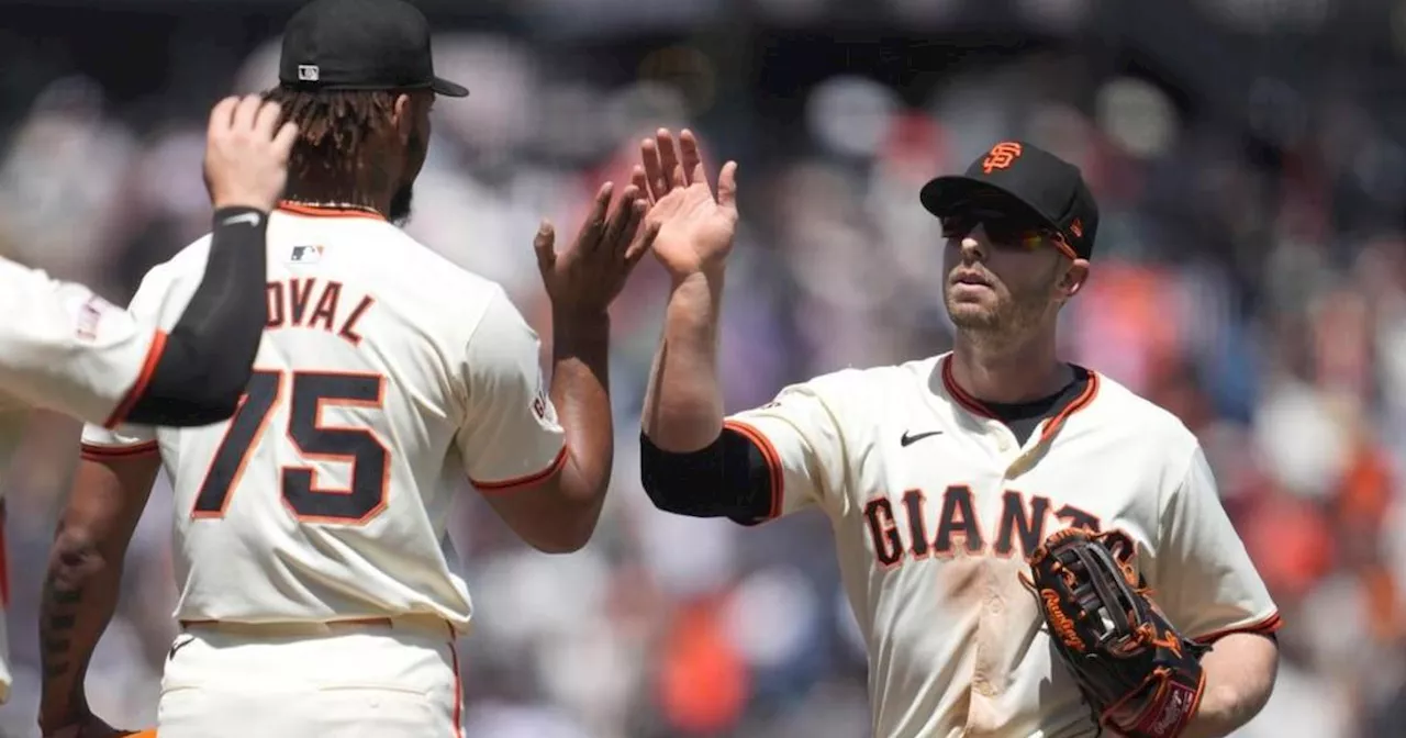 Slater leads San Francisco Giants to 5-3 victory over the Houston Astros