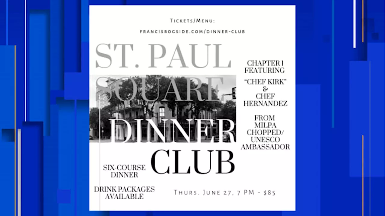 New dinner club featuring San Antonio chefs debuts at St. Paul Square later this month