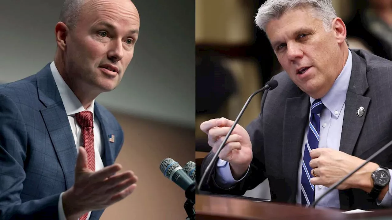 Watch live: Gov. Spencer Cox and GOP challenger Phil Lyman square off in debate