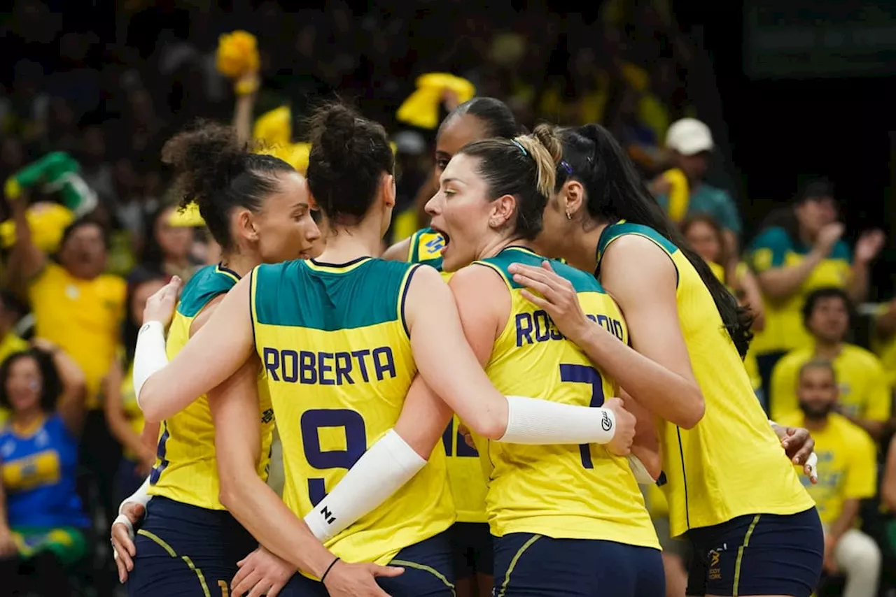 Brasil x Polônia na Liga das Nações de Vôlei Feminino: saiba horário e onde assistir