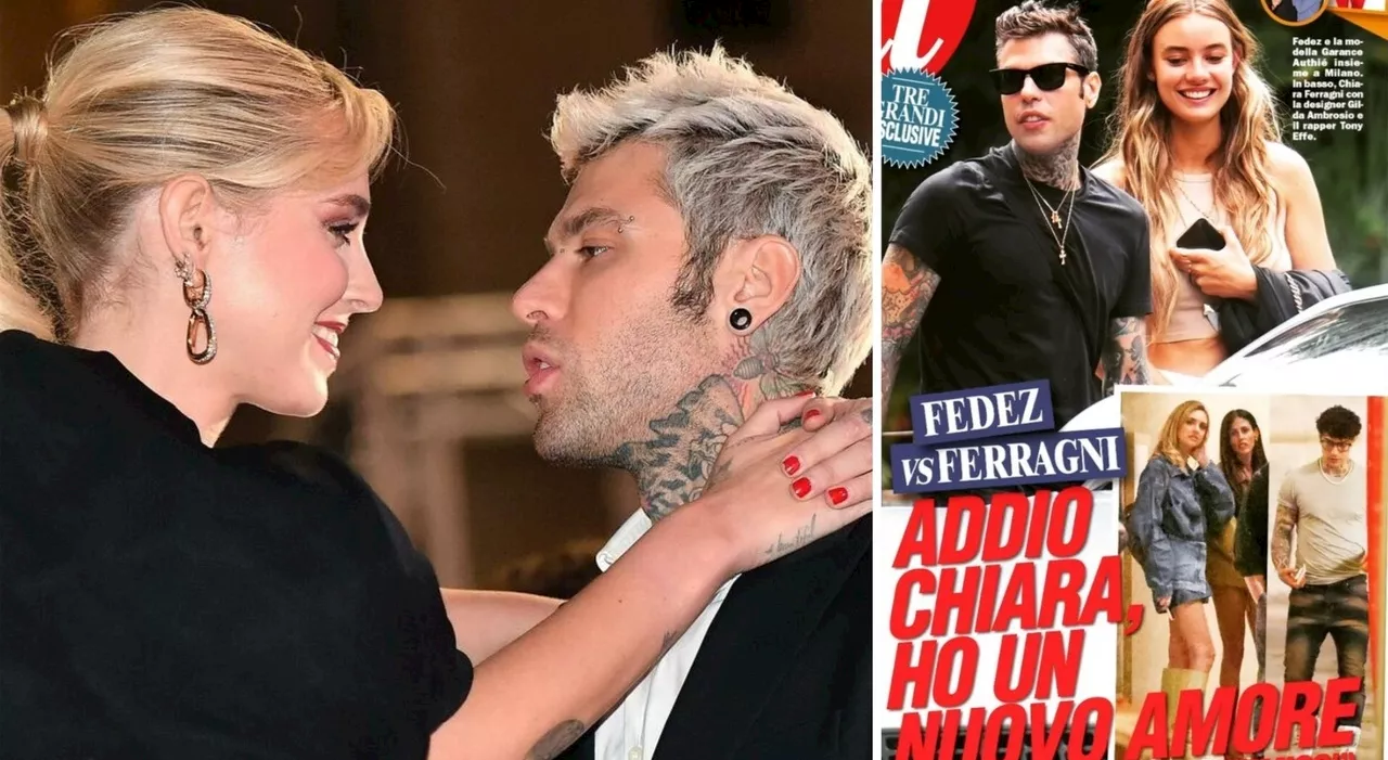 Fedez e Ferragni, separati e di nuovo innamorati. Lui «giorno e notte insieme a Garance Authié», Chiara esce c