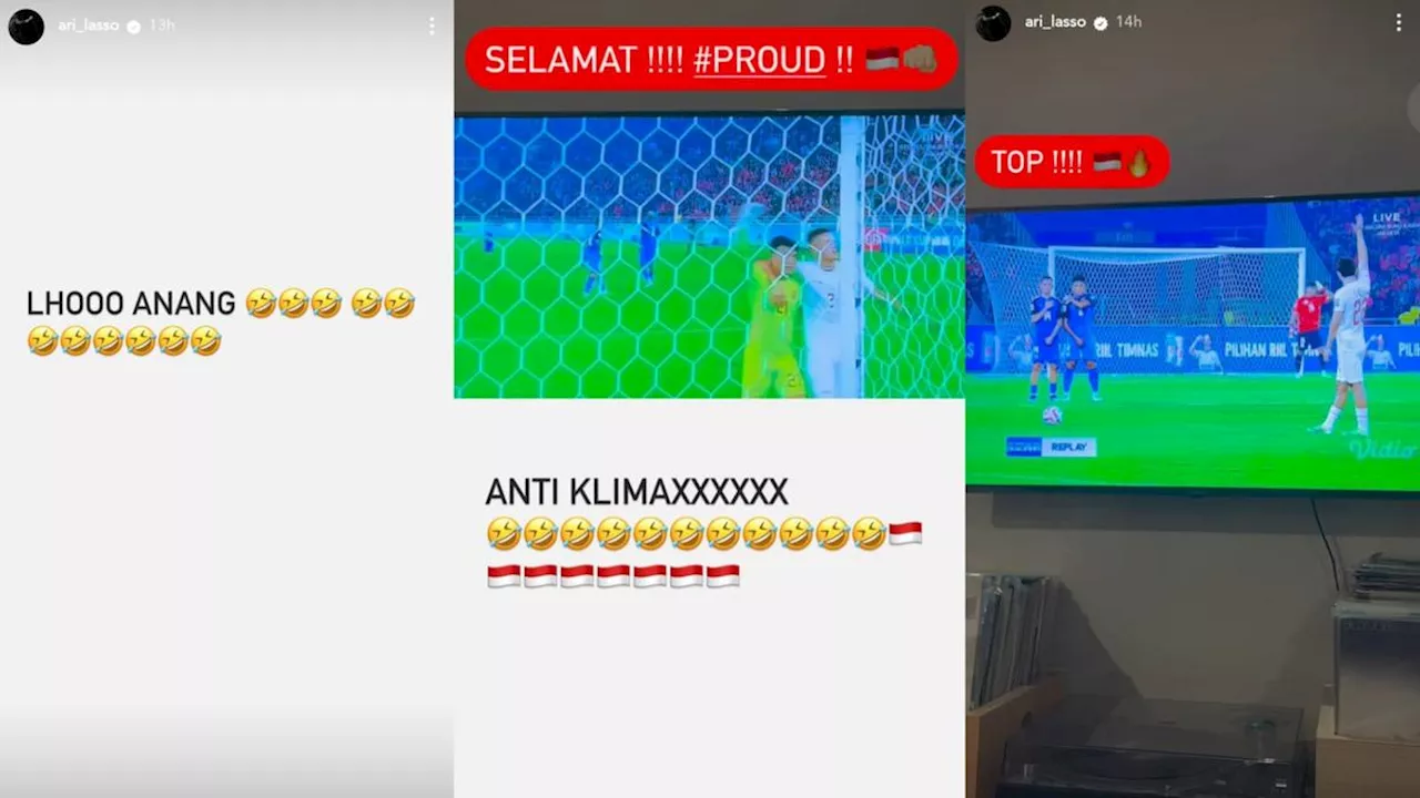 Reaksi Ari Lasso Lihat Anak Ashanty Bikin Heboh GBK Usai Laga Indonesia vs Filipina, Anti Klimaks!