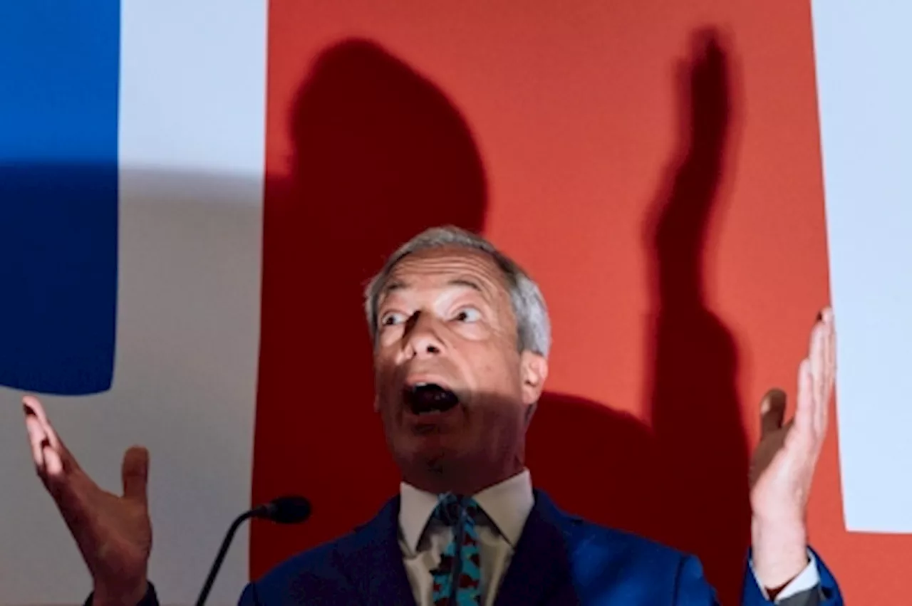 Man charged after objects thrown at UK right-wing firebrand Farage