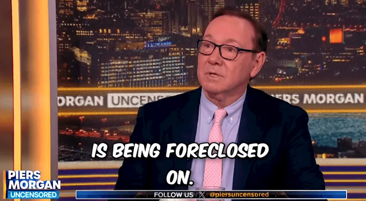 LOOK: Hollywood star Kevin Spacey breaks down during an interview with Piers Morgan