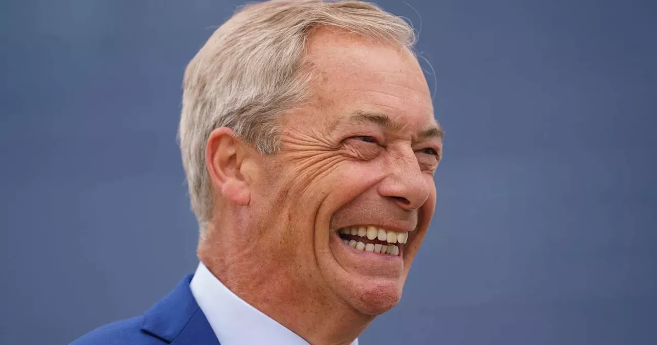 Man charged with threatening behaviour after objects thrown at Nigel Farage