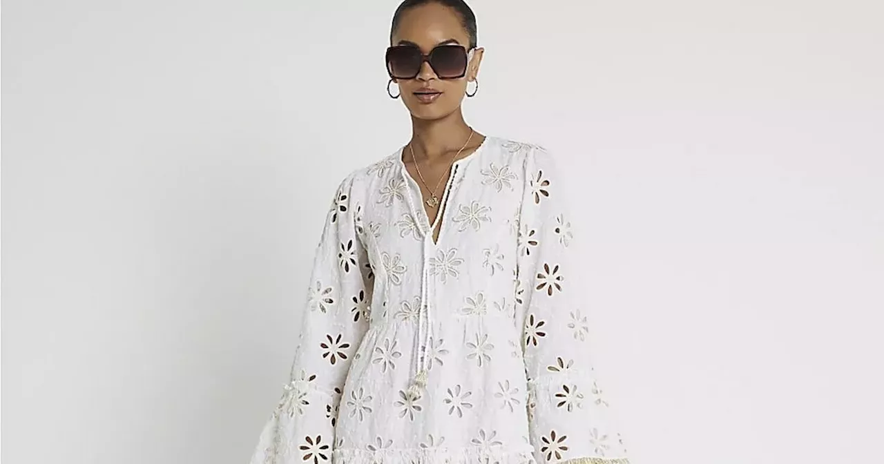 River Island's boho-style smock dress is perfect for Glastonbury