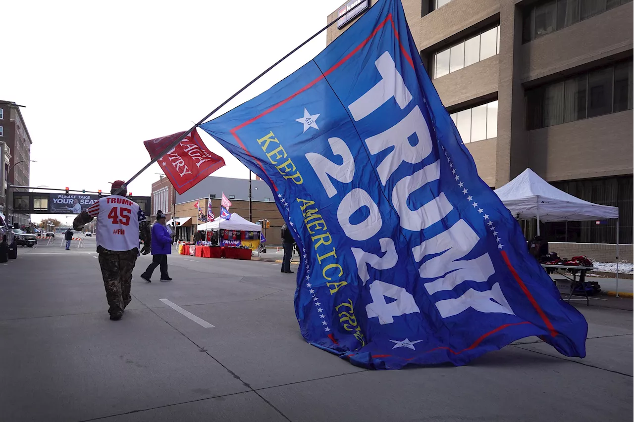 American Flag Being Replaced With Trump Flag Sparks Backlash