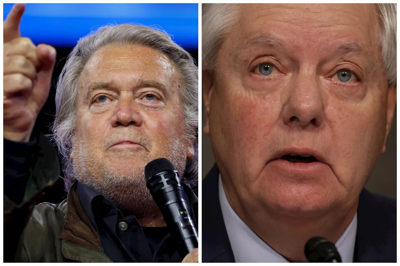 Steve Bannon Says Lindsey Graham Is 'Slimiest' Member of the GOP