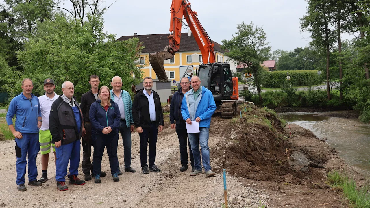 Sägewerk Wagner bekommt endlich einen Hochwasserschutz