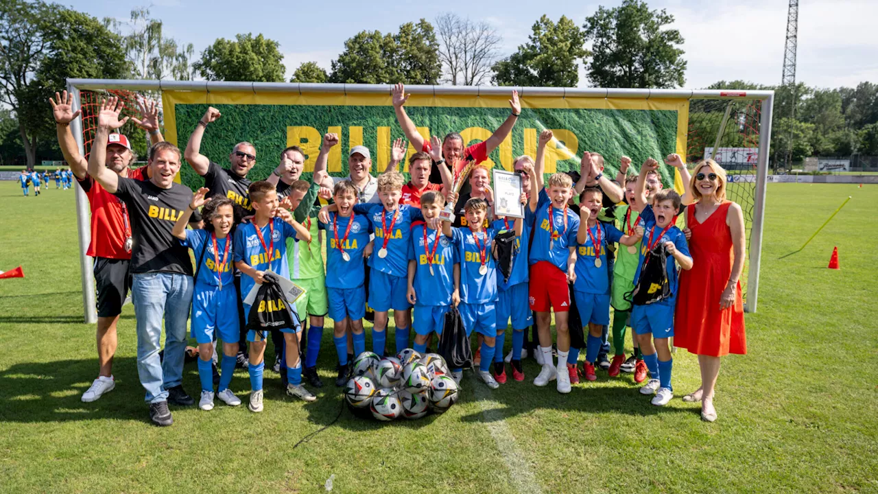 Wiener Nachwuchskicker jubelten beim BILLA-Cup in Stockerau