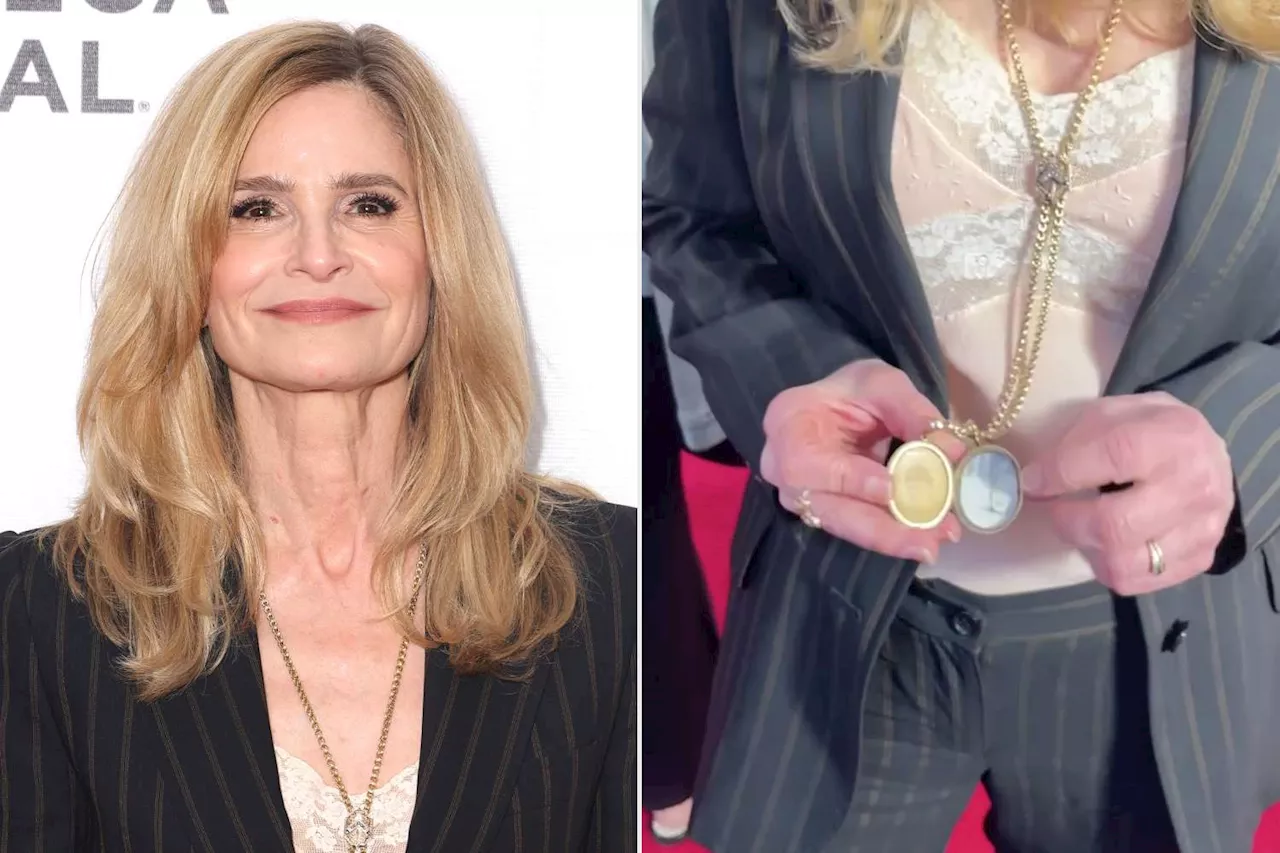 Kyra Sedgwick Wears an Outfit She's 'Had Forever' and a Family Heirloom at Tribeca Festival (Exclusive)