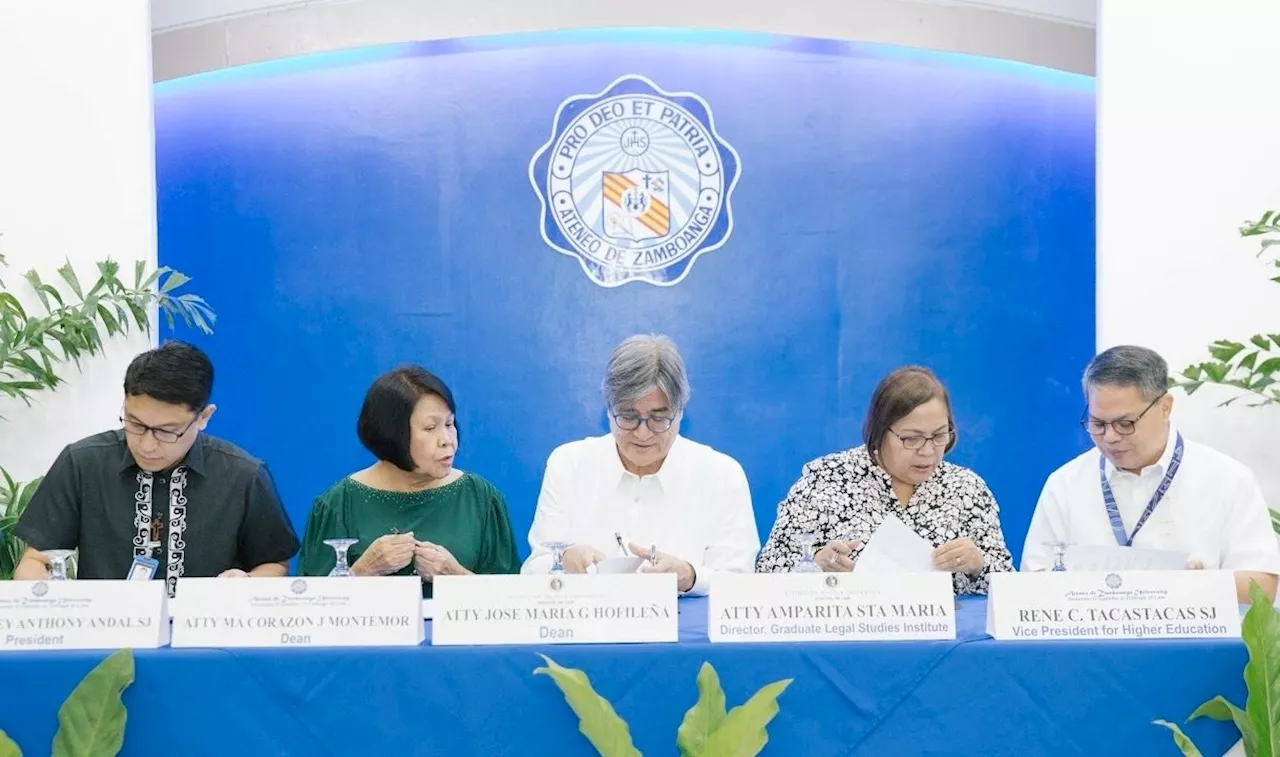 Ateneo universities launch Zamboanga Peninsula’s first master of laws program