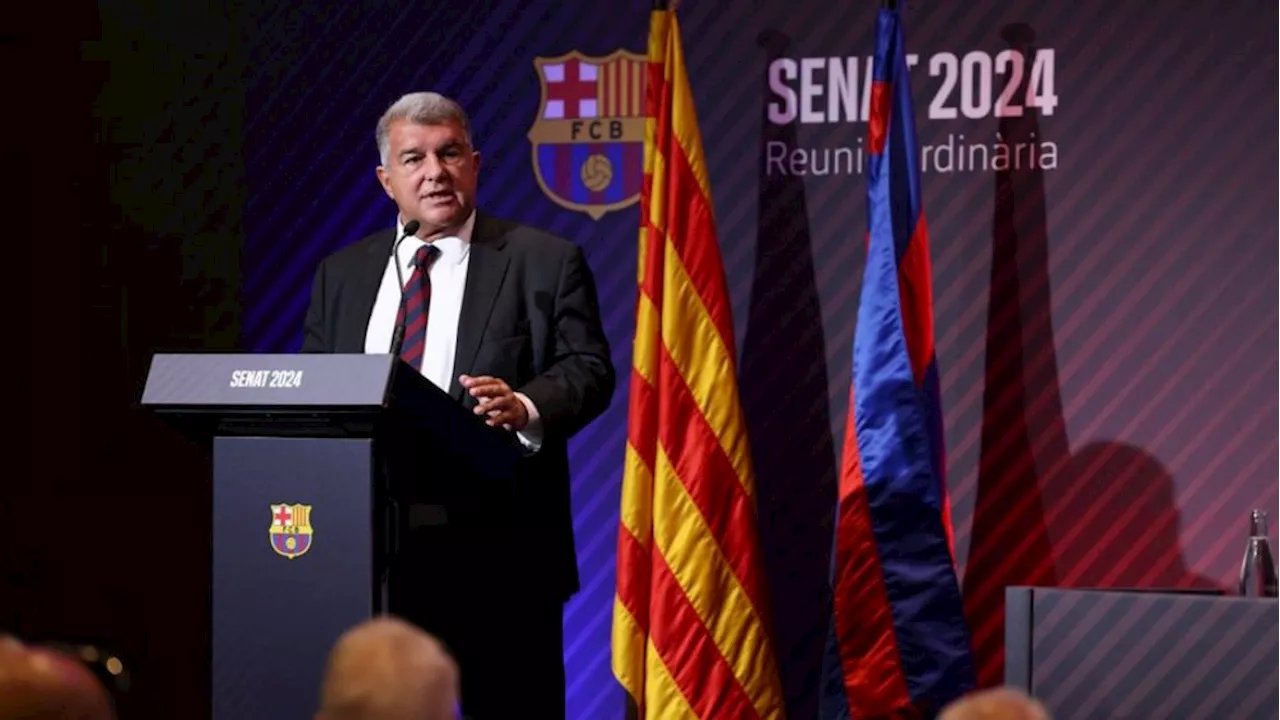 Joan Laporta asegura que Barcelona presentará resultados operativos positivos: 'Hemos salvado al club'