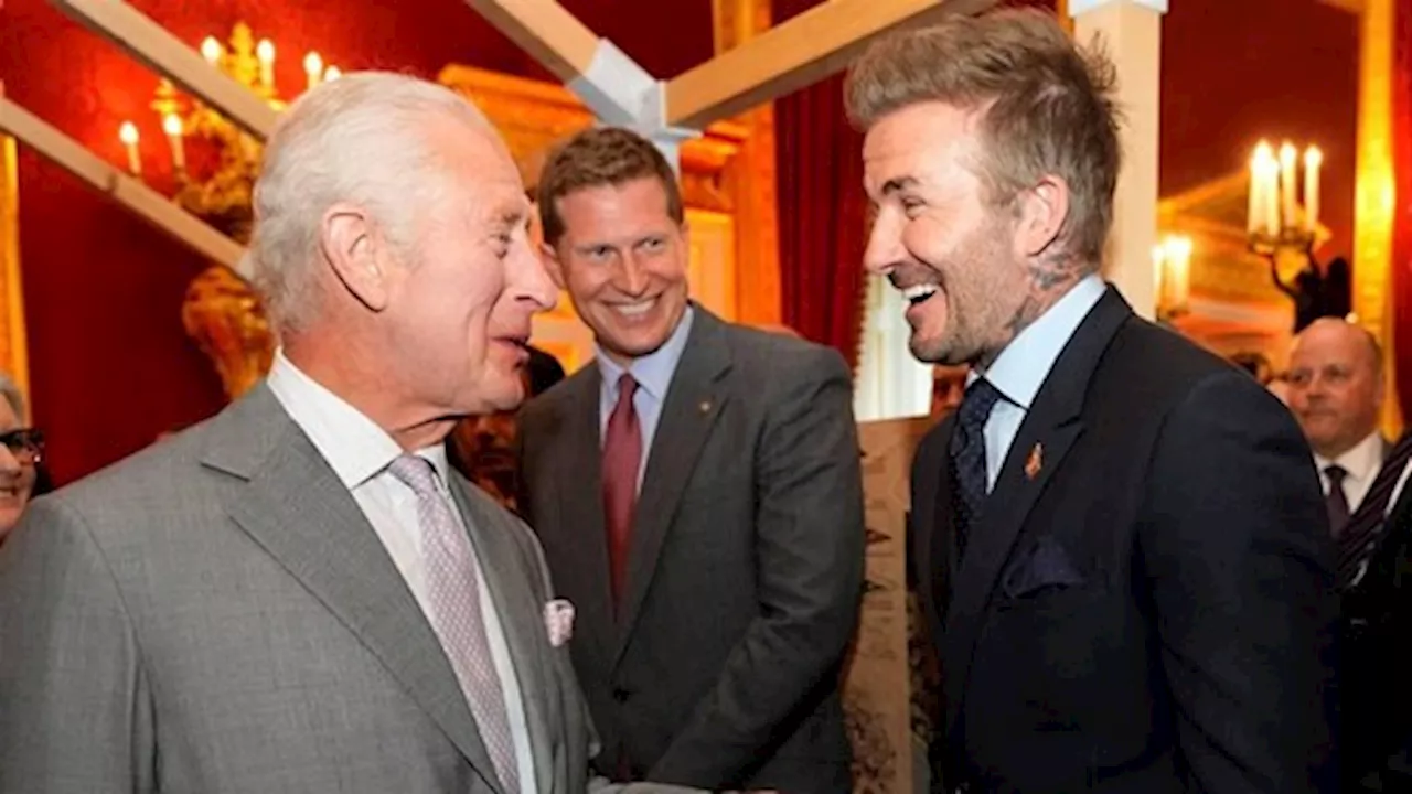 Koning Charles en David Beckham bespreken komend EK