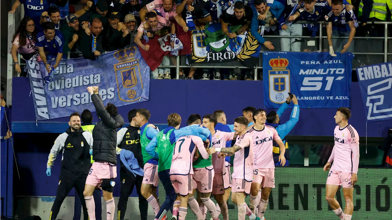 El Oviedo asalta Ipurúa y jugará la final del playoff de ascenso a Primera