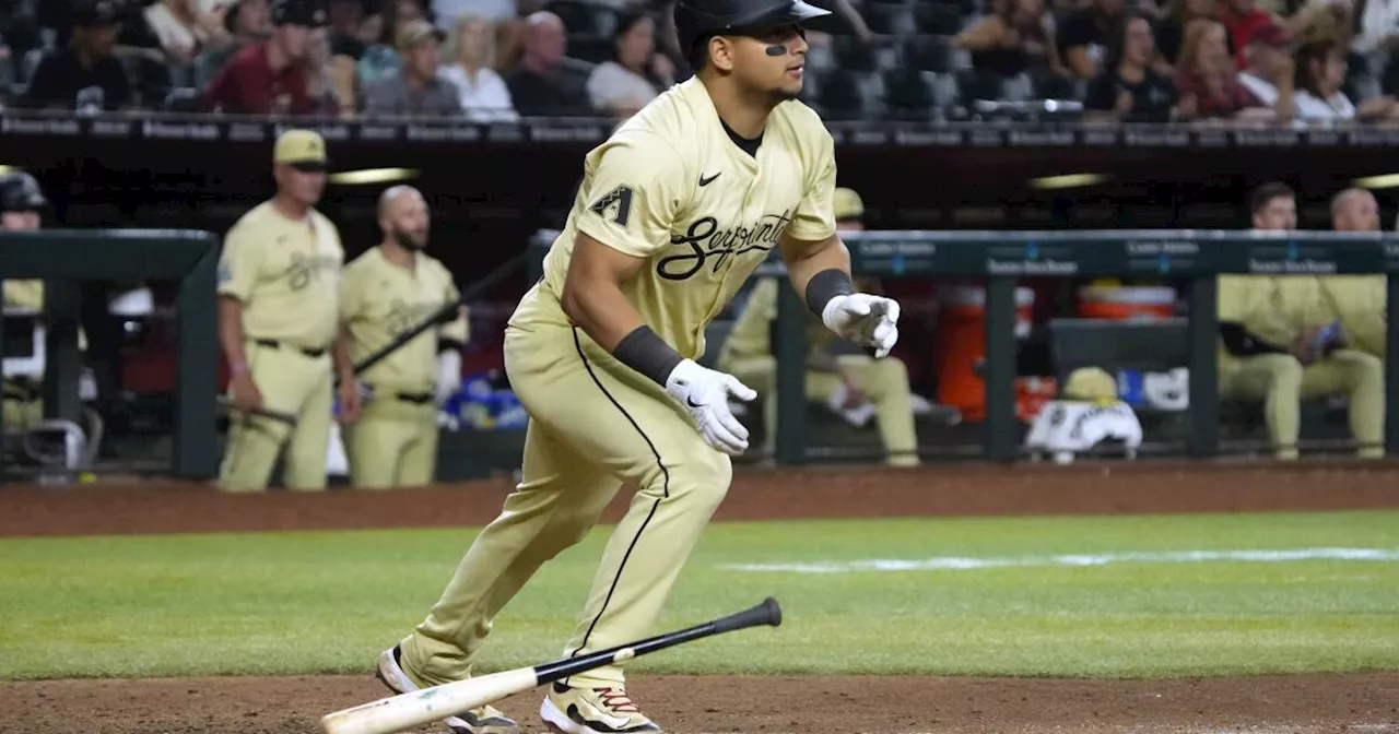 Grichuk se queda a un sencillo del ciclo; Diamondbacks doblegan 9-4 a Angelinos