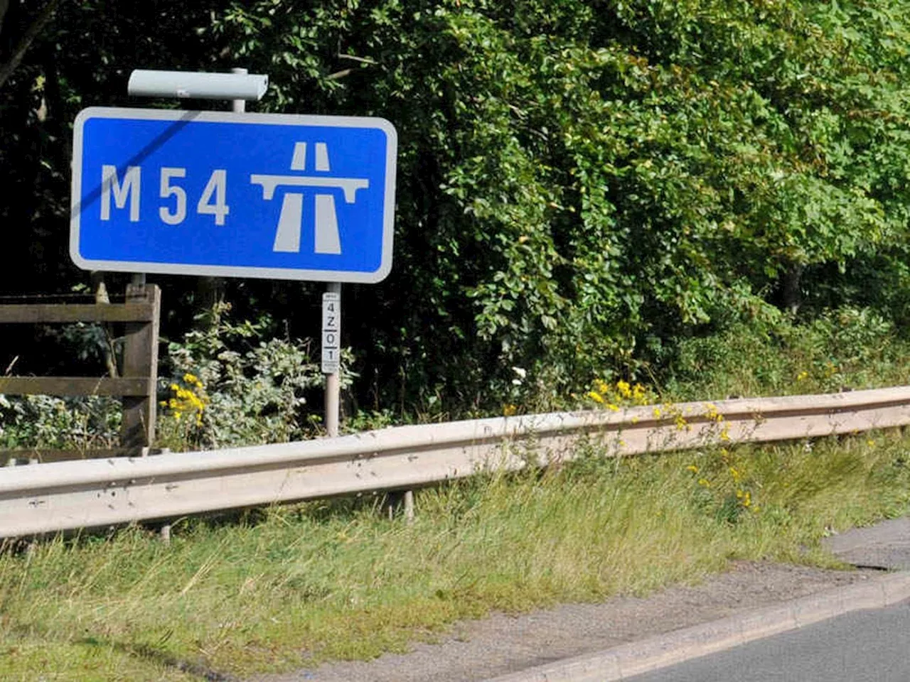 Traffic at standstill on M54 after crash between two vans - paramedics sent to the scene