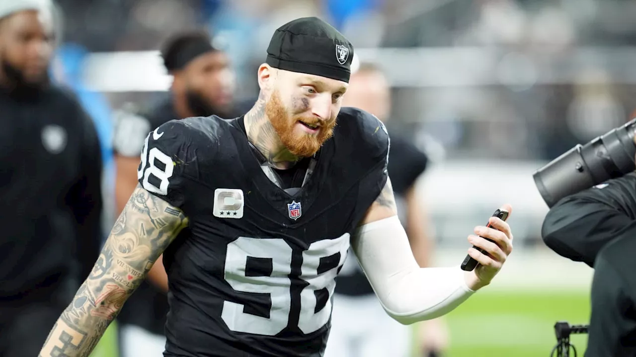 Las Vegas Raiders DE Maxx Crosby's connection with Rob Leonard a special one