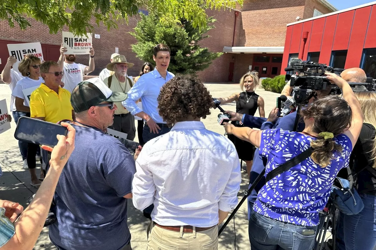 Retired Army Capt. Sam Brown overcomes crowded GOP Senate primary field, setting up key Nevada race