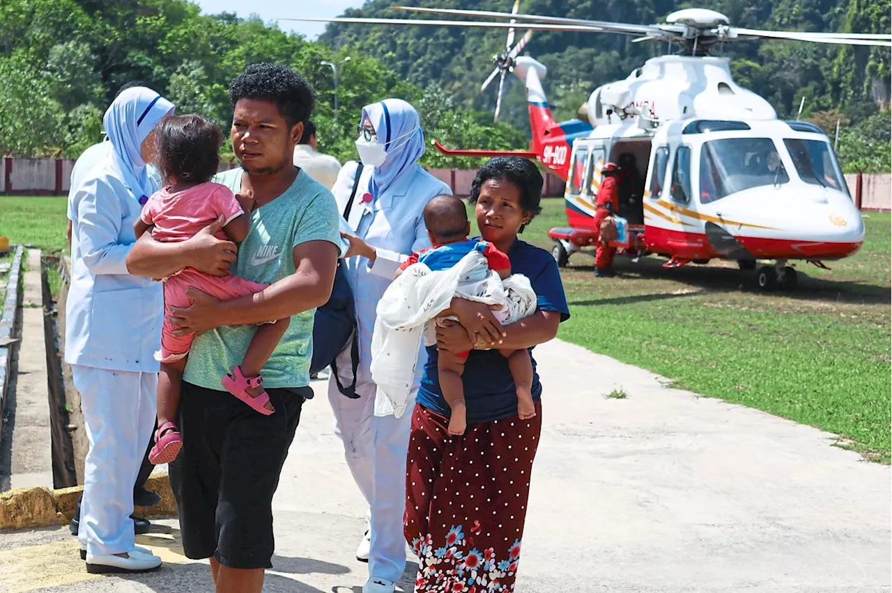 Two Orang Asli patients airlifted for treatment