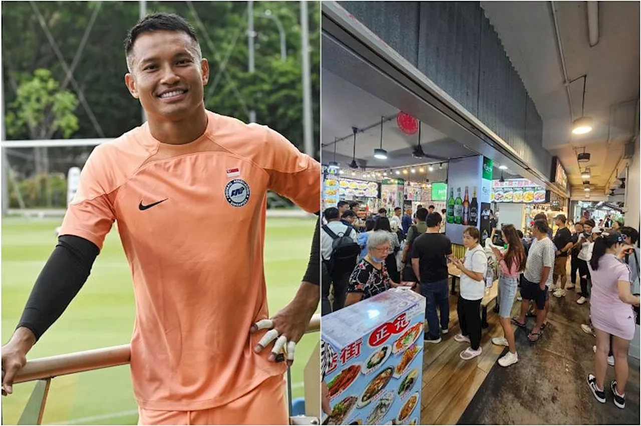 Hassan Sunny’s nasi padang stall in Tampines draws China fans after his heroics against Thailand