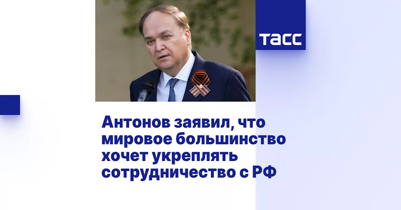 Антонов заявил, что мировое большинство хочет укреплять сотрудничество с РФ