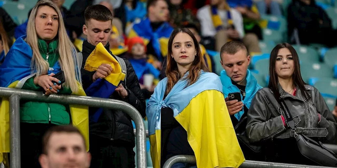 Die Fans Ukraine bei der EM 2024: Die Powerbanks sind aufgeladen