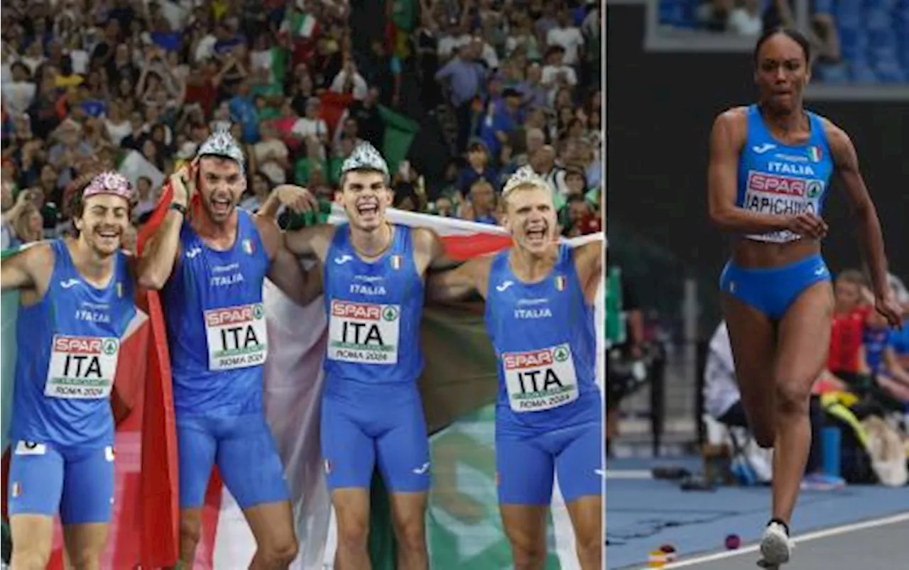 Europei di atletica, argento a Iapichino nel lungo e alla 4x400 uomini